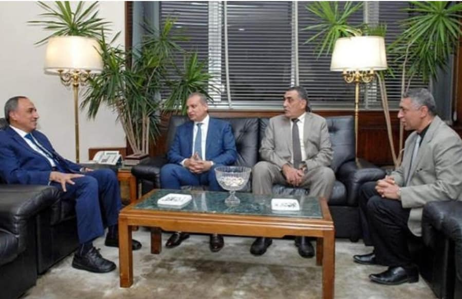 خلال استقباله صديق.. عبدالمحسن سلامة: الرئيس السيسي أول رئيس يقتحم ملف العشوائيات