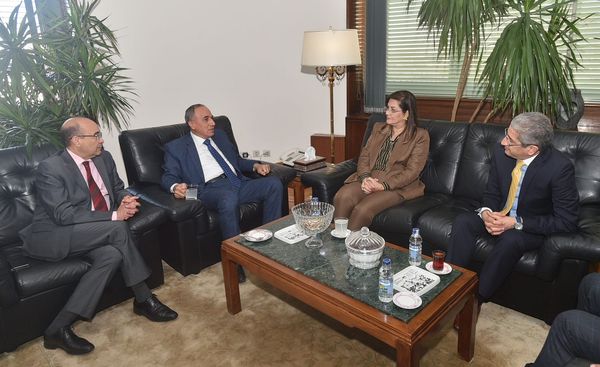 عبد المحسن سلامة يستقبل وزيرة التخطيط والتنمية الاقتصادية بالأهرام