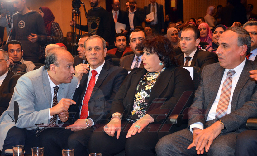 بالصور عبد المحسن سلامة : 40 مليون جنيه تكاليف إنشاء مركز التدريب وكافيتريا النقابة.. والدولة تواجه حرب العقول من أجل التنمية