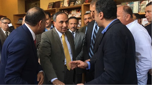 بالصور عبد المحسن سلامة يفتتح معرض الأهرام الدوري للكتاب بنادي الجزيرة الرياضي