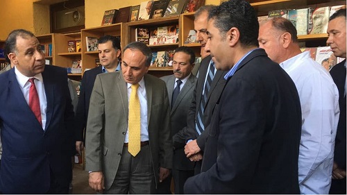 بالصور عبد المحسن سلامة يفتتح معرض الأهرام الدوري للكتاب بنادي الجزيرة الرياضي