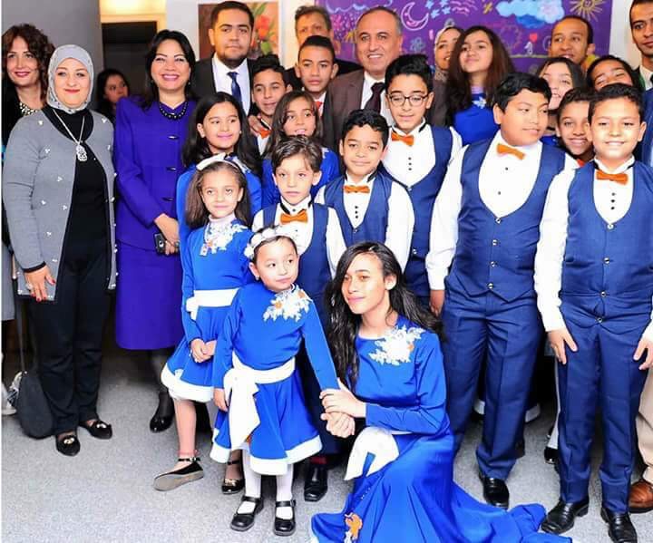 بالصور : عبد المحسن سلامة يفتتح معرض الأبطال بالأهرام 