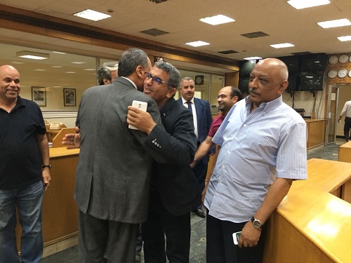 بالصور عبد المحسن سلامة يهنىء الزميلات والزملاء الصحفيين بعيد الاضحى المبارك