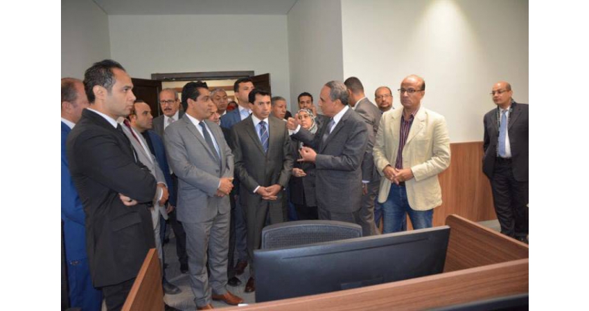  بالصور: عبد المحسن سلامة ووزير الشباب والرياضة يفتتحان معهد تدريب الصحفيين